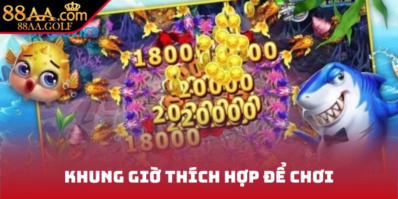 Khung giờ thích hợp để chơi 
